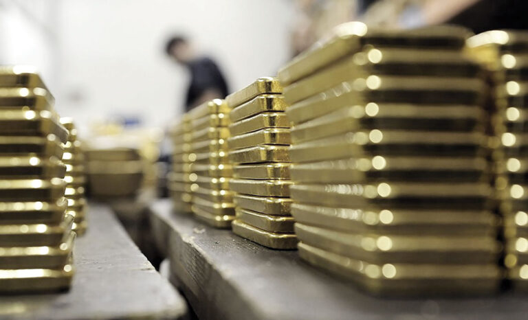 Exportaciones de oro.