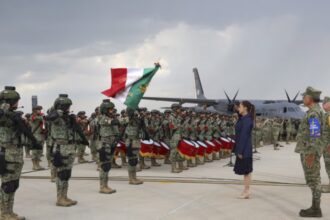 Sheinbaum reconoce labores del agrupamiento Yumare tras apoyo de 15 días en Venezuela