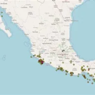 Un total de 137 réplicas tras terremoto de magnitud 7,4 en México sin víctimas ni daños