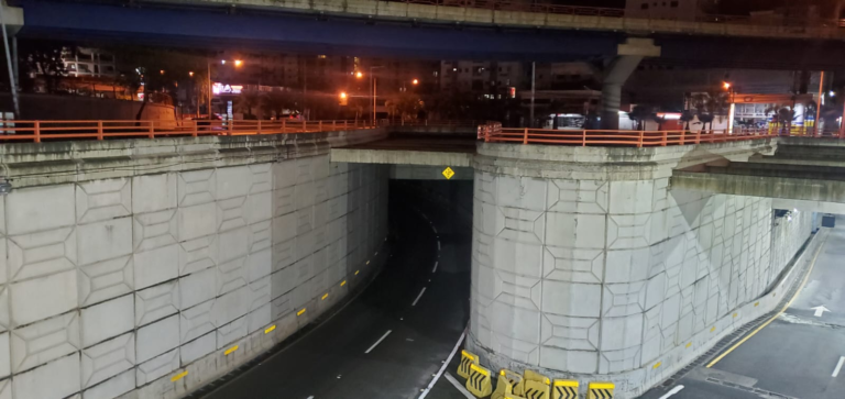 Obras Públicas cerrará desde esta noche un tramo del elevado de la Kennedy hasta el 23 de julio