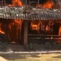 Incendio destruye campamento en Bayaguana; no se reportan víctimas