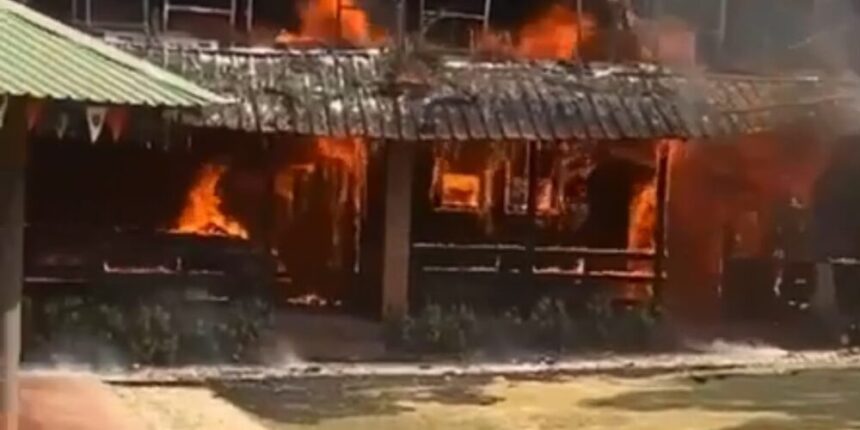 Incendio destruye campamento en Bayaguana; no se reportan víctimas
