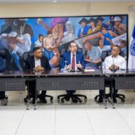 Rector de la UASD, Jorge Asjana David, realia encuentro con la FED en pro del bienestar estudiantil