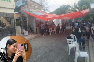 Entre dolor y reclamos de justicia velan a joven que murió aplastada por maquinaria pesada en Santiago