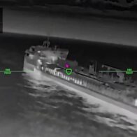 Ucrania atacó 21 buques de la flota fantasma rusa en el mar de Azov