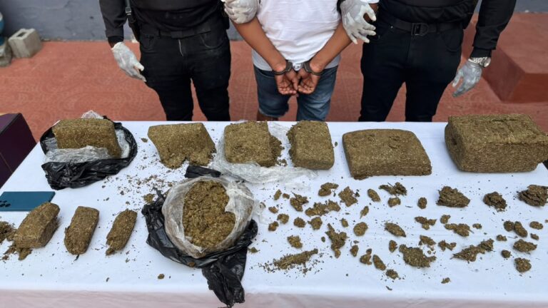 PN ocupa paquetes de presunta marihuana y arresta a un hombre en Capotillo