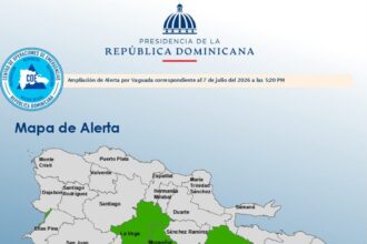 COE eleva a ocho las provincias bajo alerta verde por pronóstico de lluvias