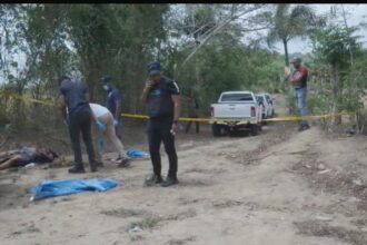 Hallan a mujer brutalmente asesinada con heridas de arma blanca y quemada en La Vega