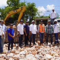 INDRHI supervisa obras en el Bajo Yuna para reducir inundaciones y fortalecer la producción agrícola