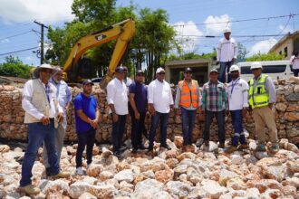 INDRHI supervisa obras en el Bajo Yuna para reducir inundaciones y fortalecer la producción agrícola