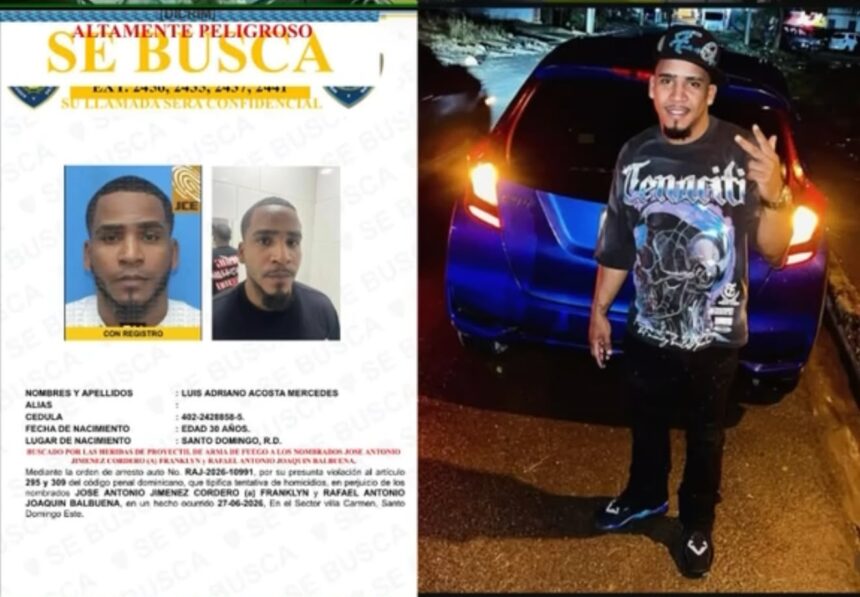 DICRIM persigue hombre que abrió fuego en colmado hiriendo de bala a dos personas en SDE