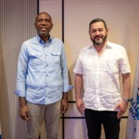 Alcalde Eduardo Kery recibe en su despacho a Jimmy Morales, ex-presidente de Guatemala