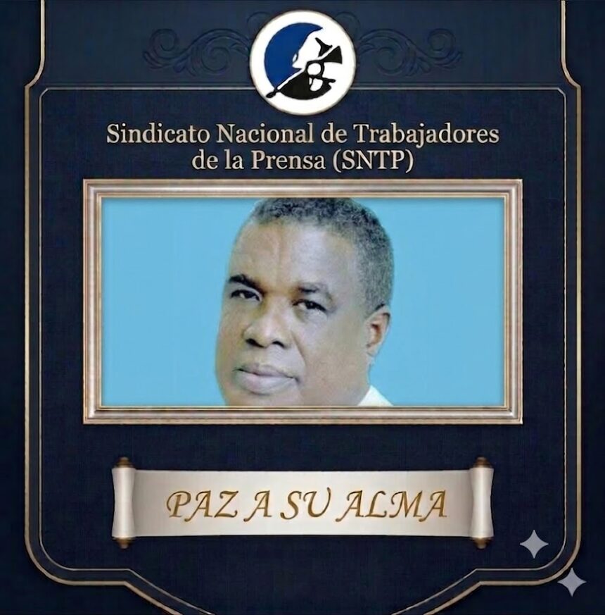 SNTP expresa pesar por el fallecimiento del periodista Luis Danilo Santa María