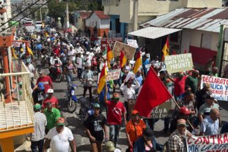 Colectivo Popular marcha contra la “ley mordaza” en San Francisco de Macorís