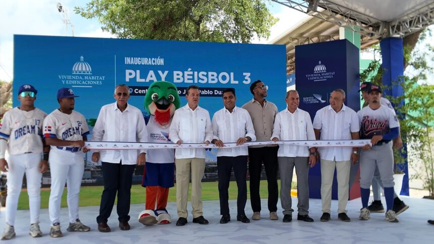 Gobierno inaugura play de béisbol del Centro Olímpico a 11 días de los Juegos Centroamericanos