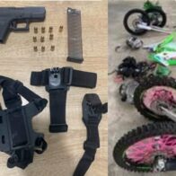 PN ocupa pistola ilegal y otros objetos durante allanamiento conjunto en Barahona