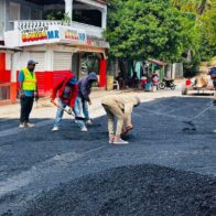 Alcalde Fernando Mercado impulsa jornada de bacheo para mejorar las vías en comunidades de El Limón