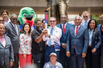 UASD recibe la antorcha de los Juegos Centroamericanos y del Caribe