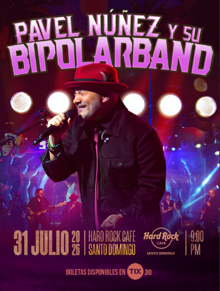 Pavel Núñez regresa con su “Bipolarband”, un concierto para bailar y llorar en una misma noche