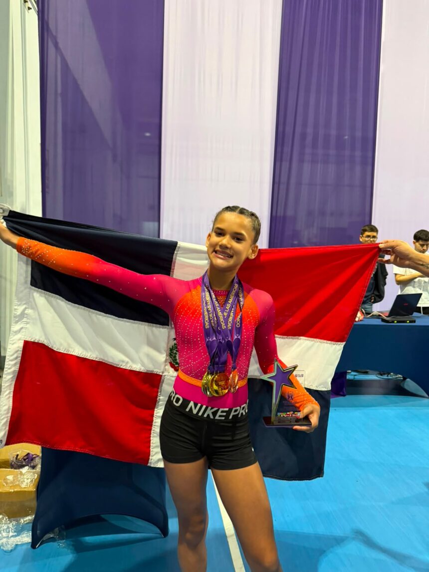 Gimnasta dominicana Coral Caamaño conquista la Copa de Las Américas en Perú y se corona campeona continental