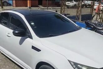 Policía Nacional recupera vehículo en La Vega el cual fue reportado como robado en San Pedro de Macorís