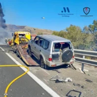 Dos muertos y cinco heridos tras un accidente con un camión cisterna en la AP-7 de Málaga