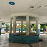 Parque de Piedra Blanca en Haina, entre la suciedad, la inseguridad y un destacamento sin funcionar