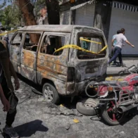 Explosiones sacuden la capital de Siria durante la visita del presidente francés Macron