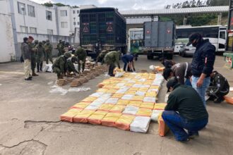Ecuador incauta 119 kilos de cocaína ocultos en un contenedor que iba hacia Alemania