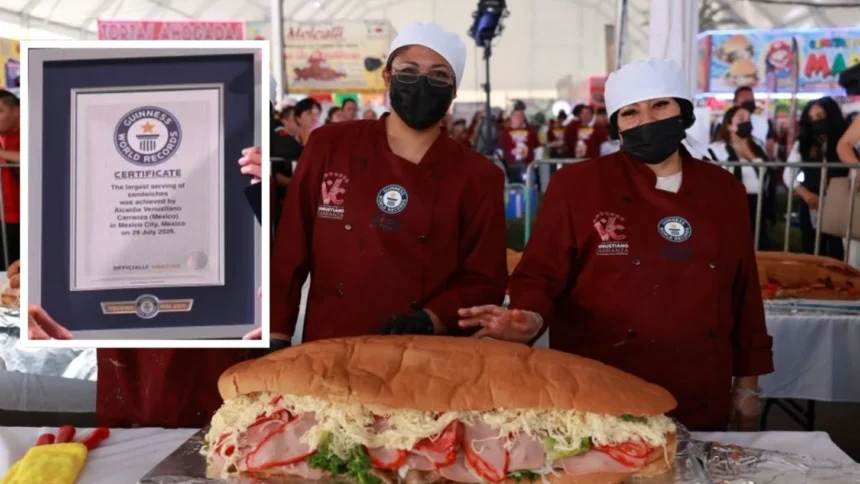 Una torta de 1,5 toneladas conquista un récord Guinness en México