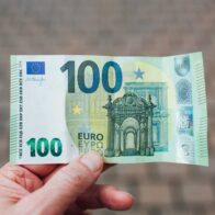 Billete de euro.