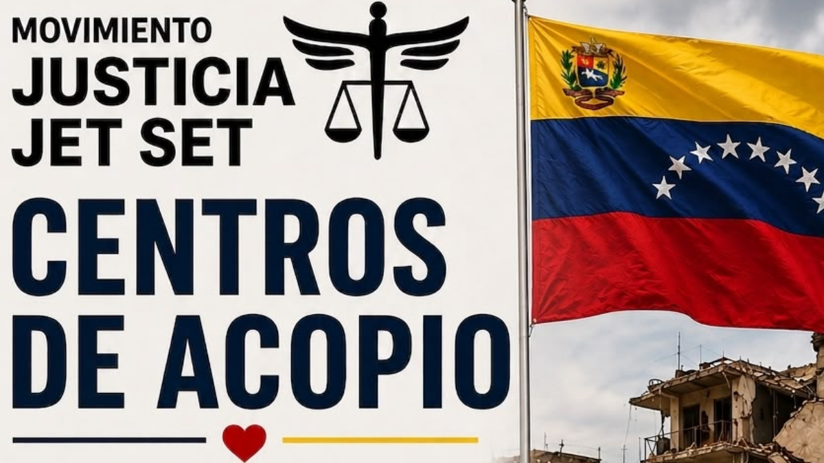 Movimiento Justicia Jet Set entrega donaciones a Venezuela este 5 de julio tras campaña solidaria