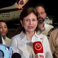 Raquel Peña recibe a rescatistas dominicanos de Venezuela