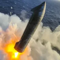 SpaceX difunde las imágenes del exitoso amerizaje de la Starship en el océano Índico
