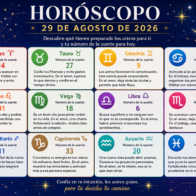 Horóscopo del 29 de agosto de 2026: descubre qué tienen preparado los astros para tu signo