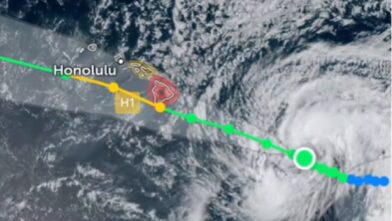 La tormenta tropical Lala se convierte en un huracán y avanza hacia Hawái