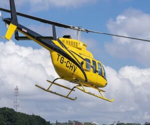 Helicóptero Long Ranger se desploma en Guatemala; piloto sale ileso