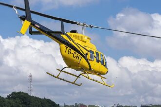 Helicóptero Long Ranger se desploma en Guatemala; piloto sale ileso