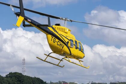 Helicóptero Long Ranger se desploma en Guatemala; piloto sale ileso