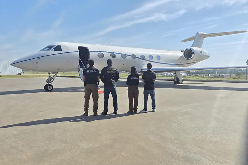 Paraguay entregó a Brasil un jet privado de USD 28 millones vinculado al caso de un banquero detenido por fraude