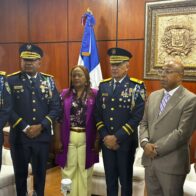 Nuevo director de la Policía realiza visitas de cortesía a presidentes del Senado y Cámara de Diputados