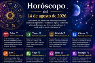 Horóscopo del 14 de agosto de 2026