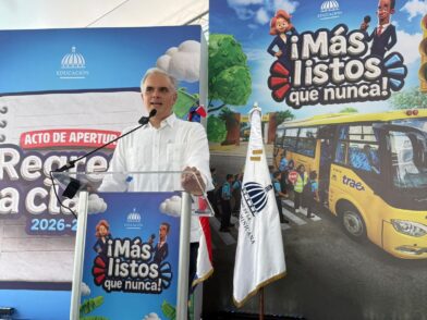 Ministro de Educación asegura que “retos” del año escolar 2026-2027 están siendo atendidos