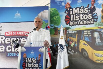 Ministro de Educación asegura que “retos” del año escolar 2026-2027 están siendo atendidos