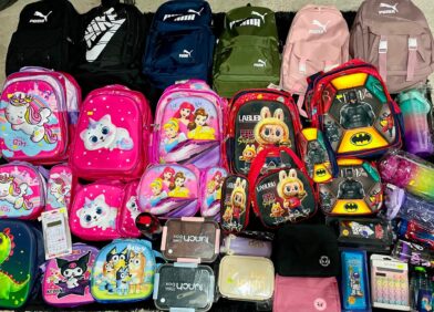 Precios de mochilas y loncheras.
