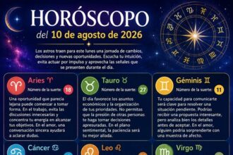 Horóscopo del 10 de agosto de 2026