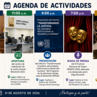 Agenda del día: martes 1 de septiembre de 2026