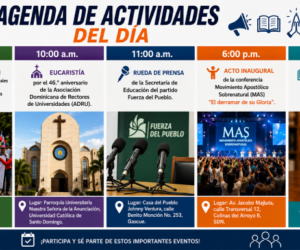 Agenda del día: jueves 20 de agosto 2026