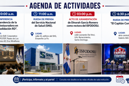 Agenda del día: martes 18 de agosto de 2026