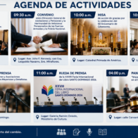 Agenda del día: martes 25 de agosto de 2026